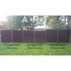 Cloture Double Tressage Composite Fibre Arrondie -Pas Cher Plante Douce Magasin cloture double tressage composite fibre arrondie 1 4