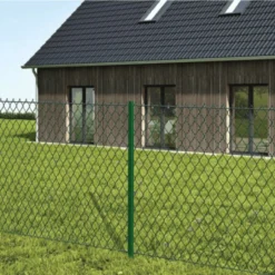 Grillage Simple Torsion Plastifié Vert – Maille 50 X 50 Mm – Rouleau De 25 Ml