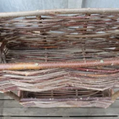 Jardinière Haute En Bois De Noisetier Tressé - 150 X 30 X 75 Cm -Pas Cher Plante Douce Magasin jardiniere haute en bois de noisetier tresse 150 x 30 x 75 cm 2