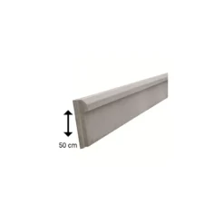 Plaque De Soubassement 250x50 – Demi Chaperonnée