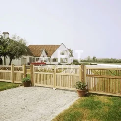 Portail Bois Vivaldi Double 125 X 297 Cm -Pas Cher Plante Douce Magasin portail bois vivaldi double 125 x 297 cm 3