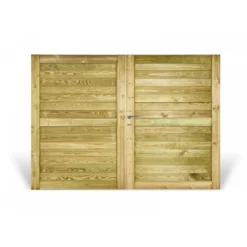 Portail En Pin Rouge Du Nord - Misto Bis