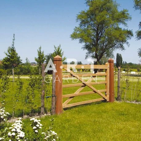 Portillon Bois Exotique Duke 4 Portillon Bois Exotique Duke – Image 2