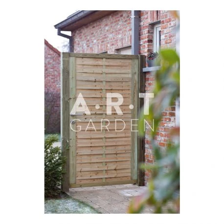 Portillon En Pin Rouge Du Nord Classic 4 Portillon En Pin Rouge Du Nord Classic – Image 2