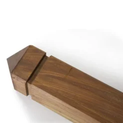 Poteau Bois Exotique Carré 9x9 Cm Pointe De Diamant Collstrop Exo -Pas Cher Plante Douce Magasin poteau bois exotique carre 9x9 cm pointe de diamant collstrop exo 3